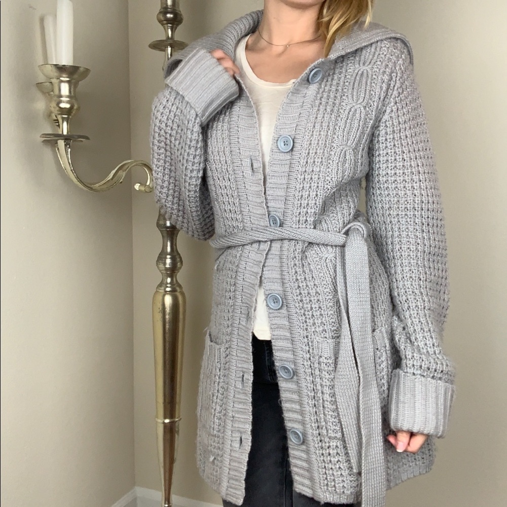 Cabi Wool Knit Bottom Down Jacket - image 3